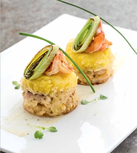 Слоеный рыбный пирог